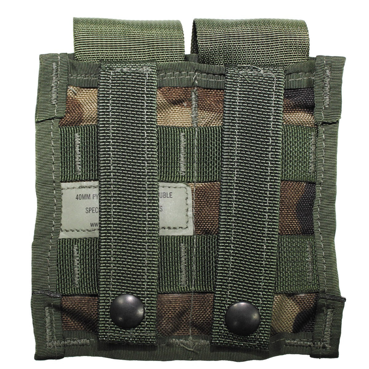 Original US Army Bullet Pouch MOLLE Woodl. Orig. Woodland – Used