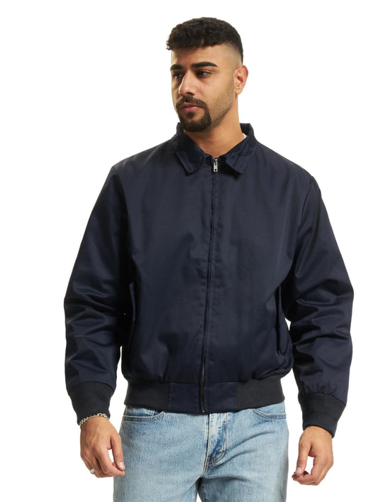 Brandit Men’s Harrington Jacket – Classic Waist-Length Jacket with Tartan Lining