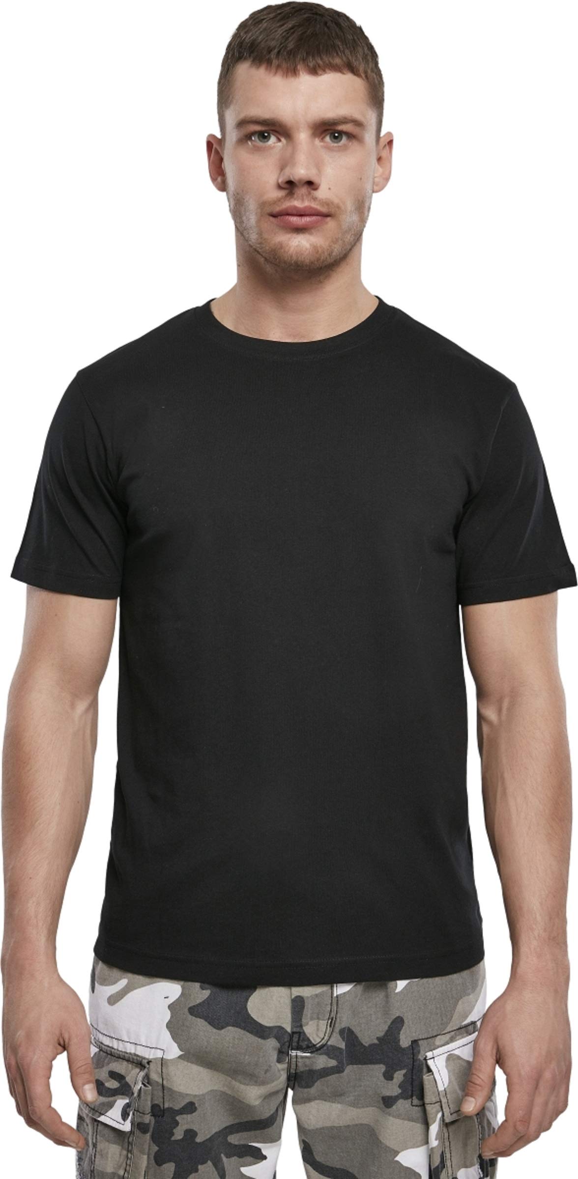 Brandit Men’s Black Cotton T-Shirt L | Casual, Training & Outdoor Wear