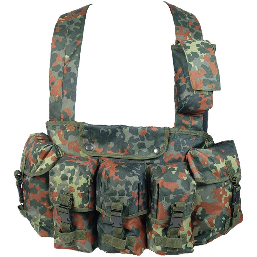 Mil-Tec Flectar Chest Rig 6-pocket M4 Flecktarn