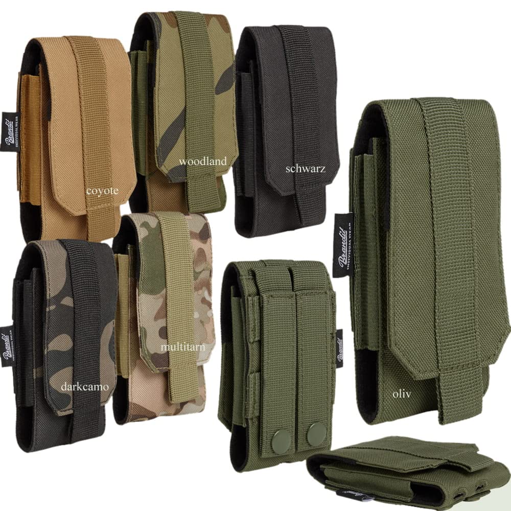 Brandit MOLLE Phone Pouch Medium Dark Camo