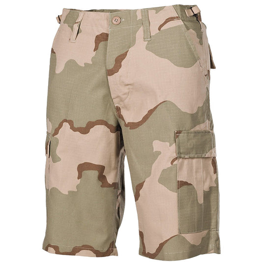 MFH US BDU Bermuda Shorts – 3-Color Desert Ripstop Tactical XL
