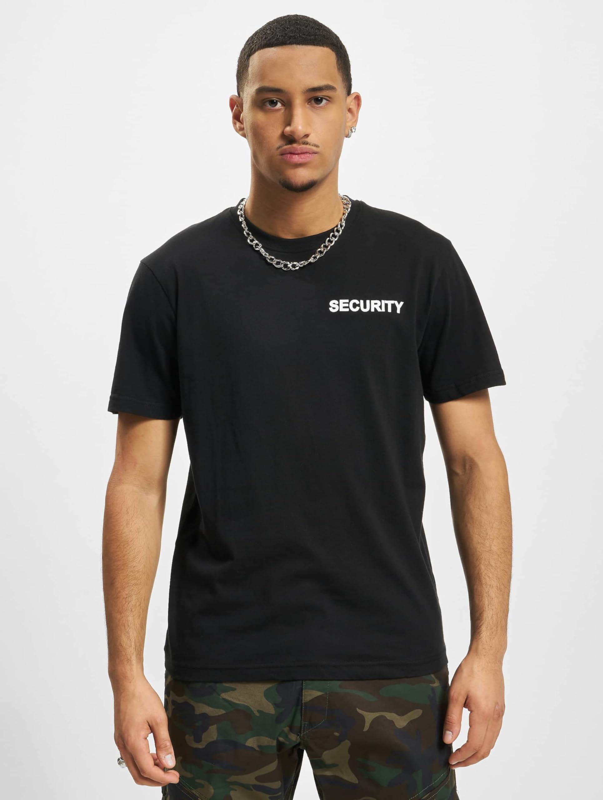 Brandit Men’s Security Cotton T-Shirt Black | Work, Training & Casual Wear