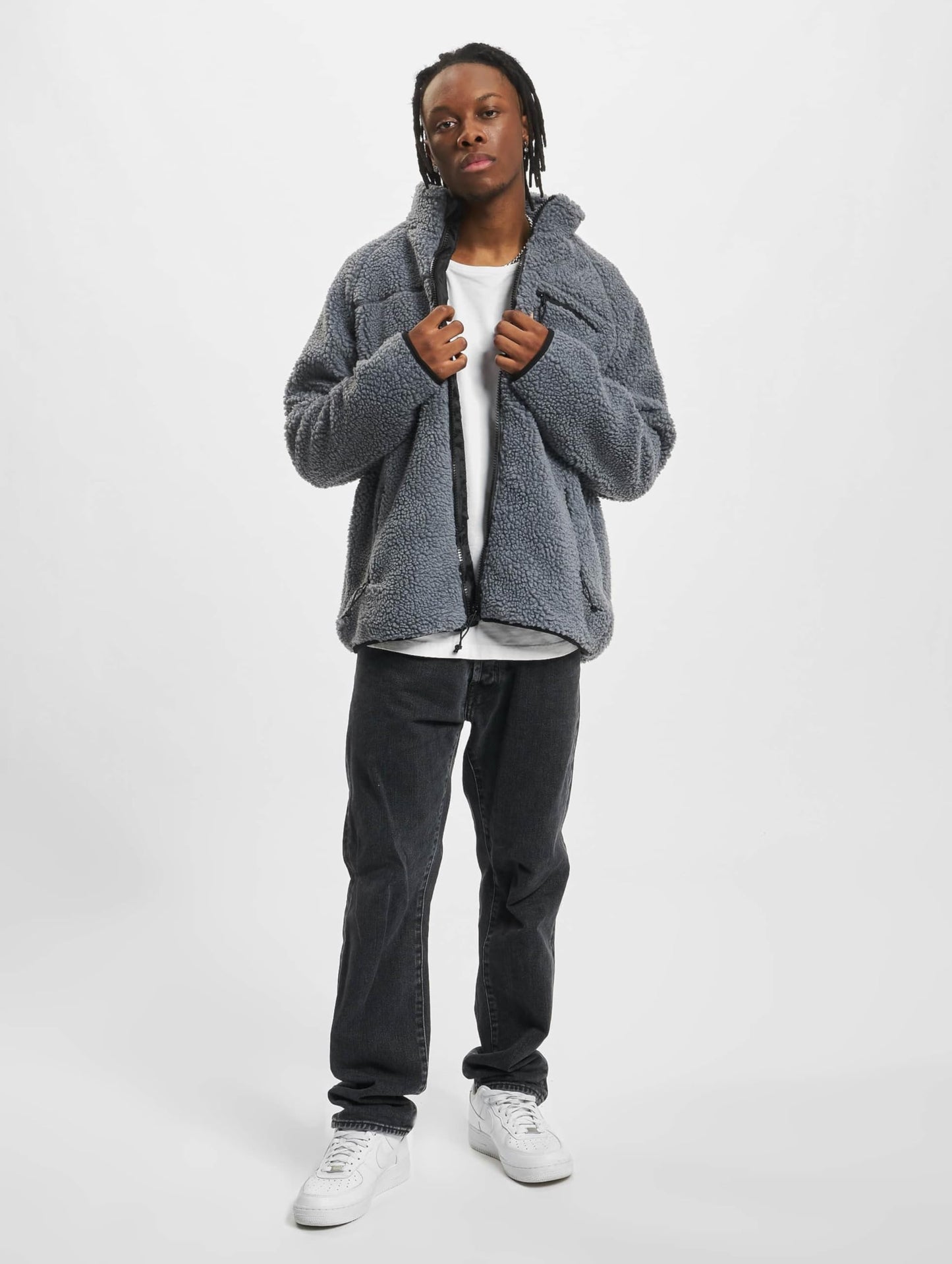 Brandit Men’s Fleece Full Zip Jacket – Warm Lightweight Outdoor Layer
