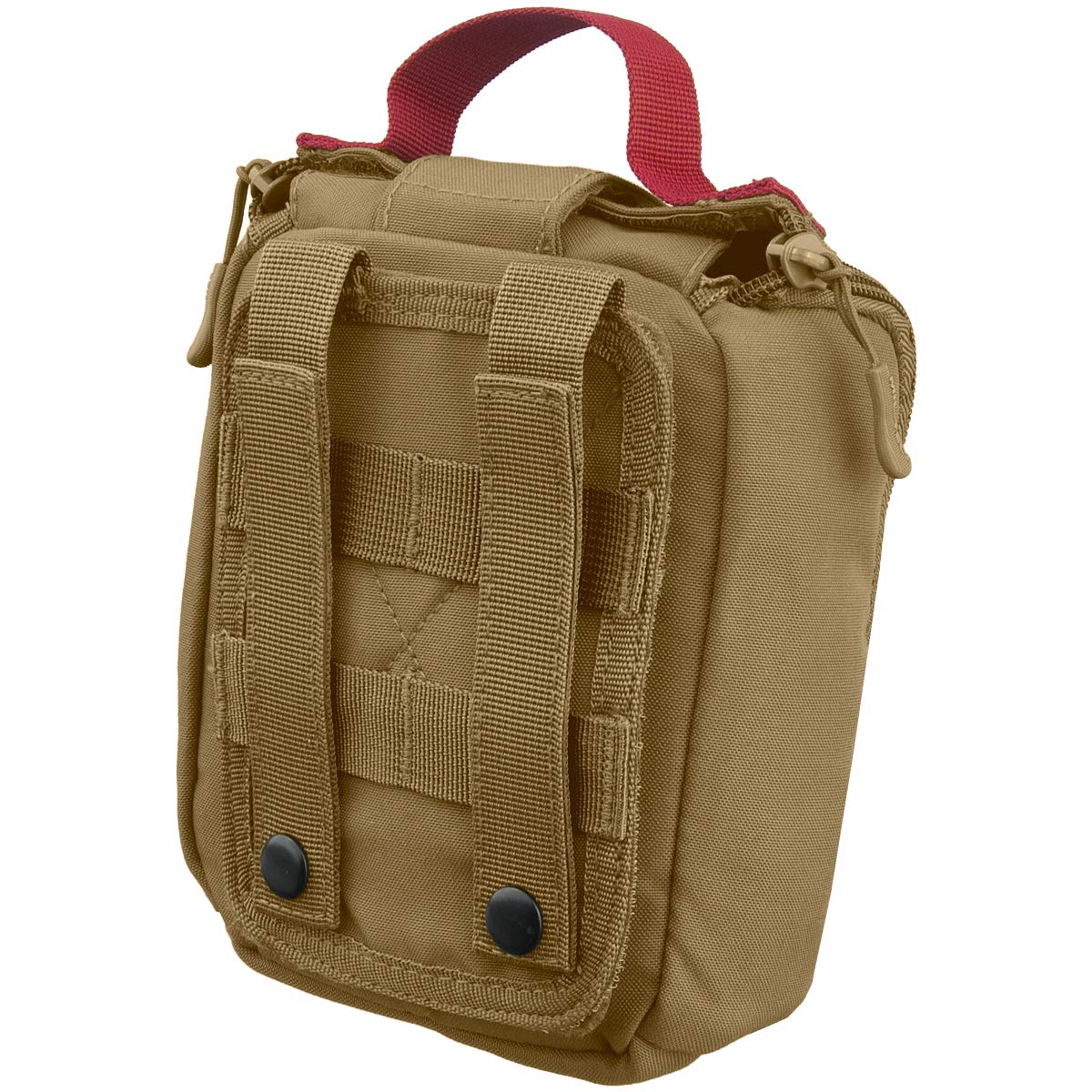 Mil-Tec First Aid Kit Pouch Dark Coyote Laser Cut MOLLE Tactical