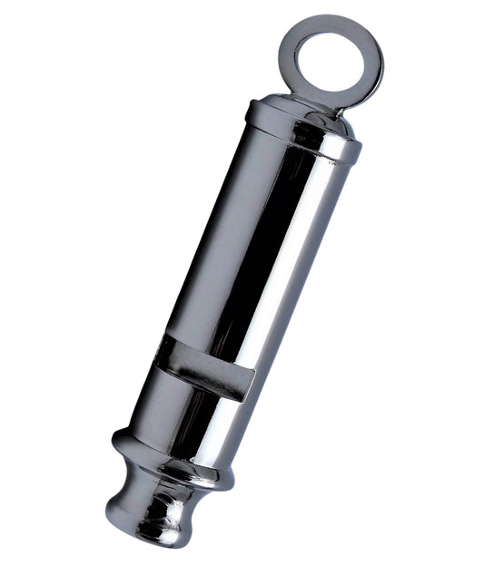 Mil-Tec British London Police Bobby ww1 Nickel Plated Iconic High-Pitched Loud Easy to Blow Survival Whistle