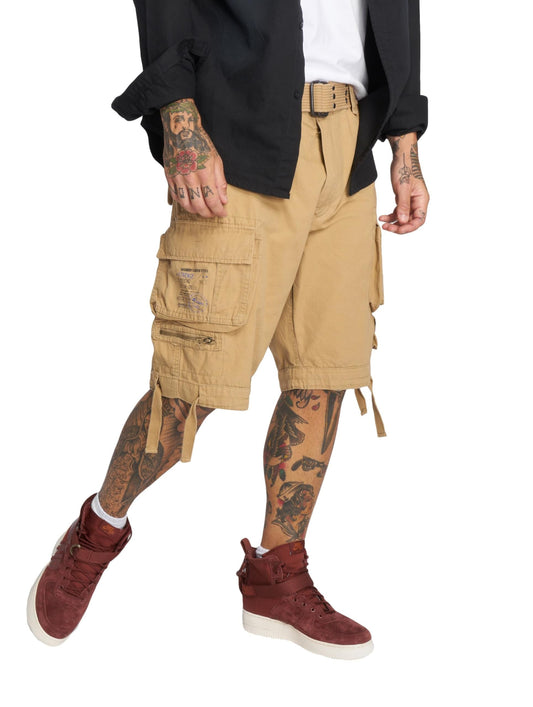 Brandit Savage Vintage Shorts Olive – Men’s Cargo Outdoor Shorts