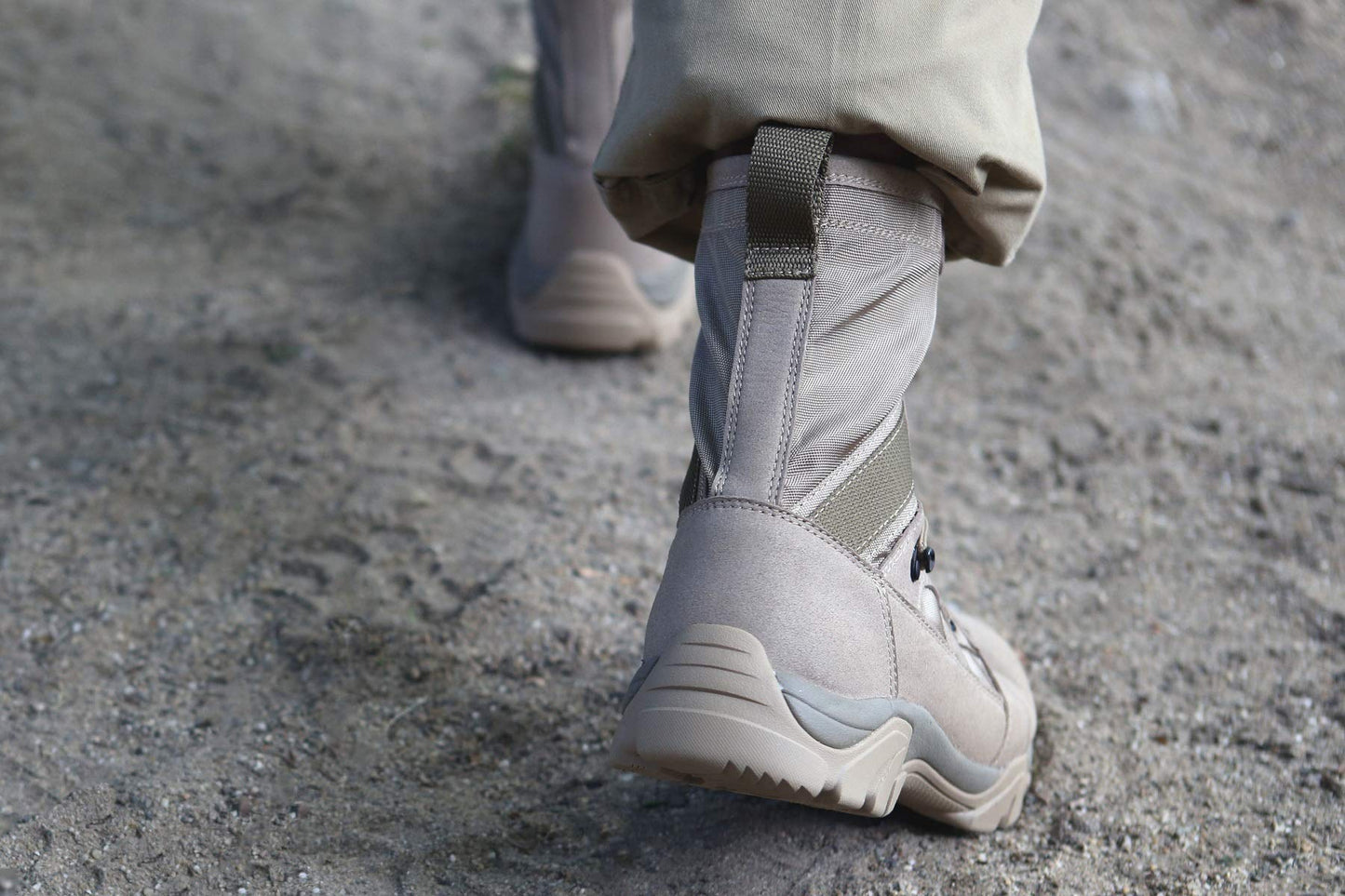 Brandit Defense Combat Boots – Camel, Size 9, Military Tactical Footwear
