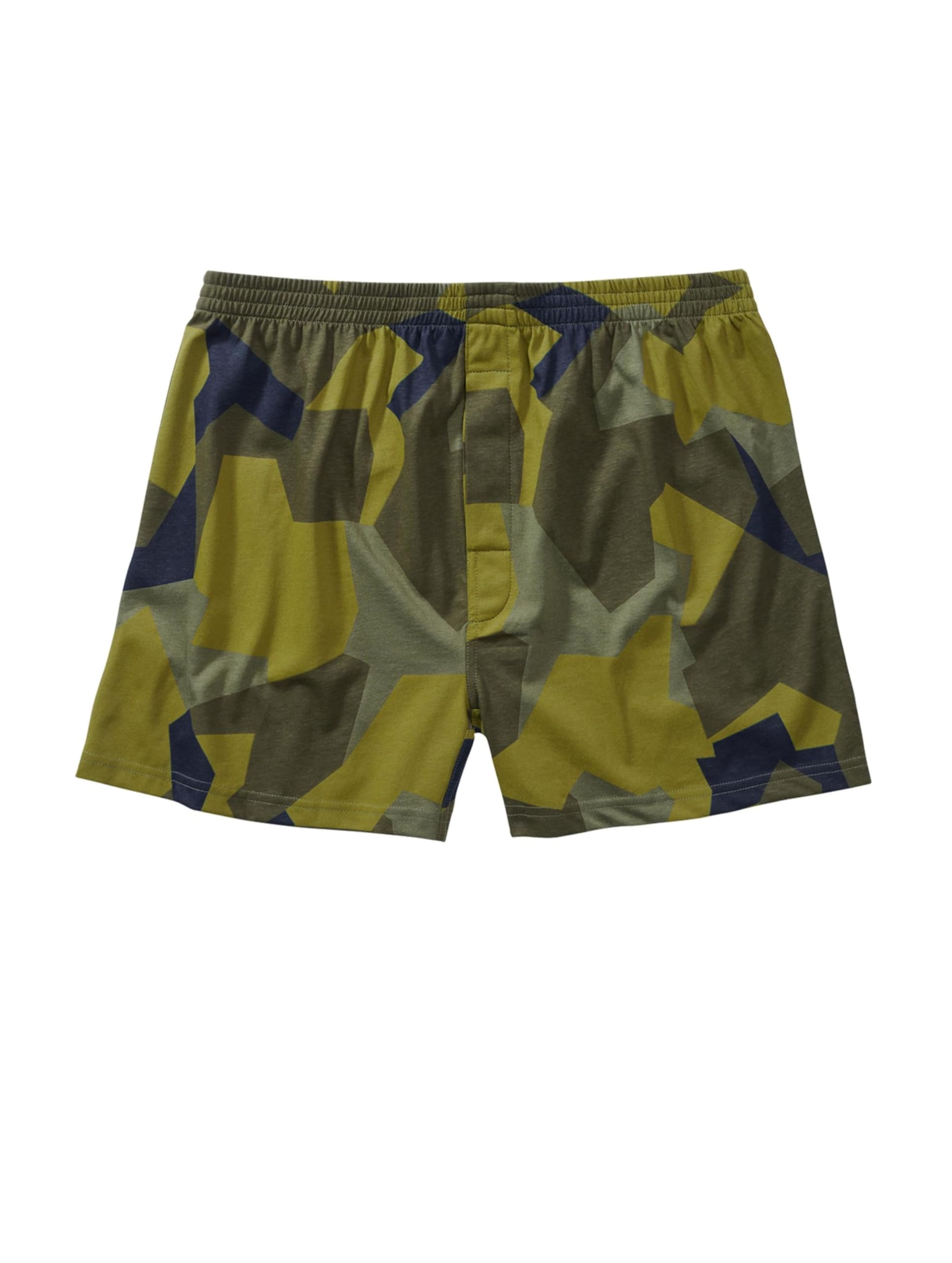 Brandit Men’s Loose-Fit Boxer Shorts Swedish Camo 7XL – Cotton Underwear
