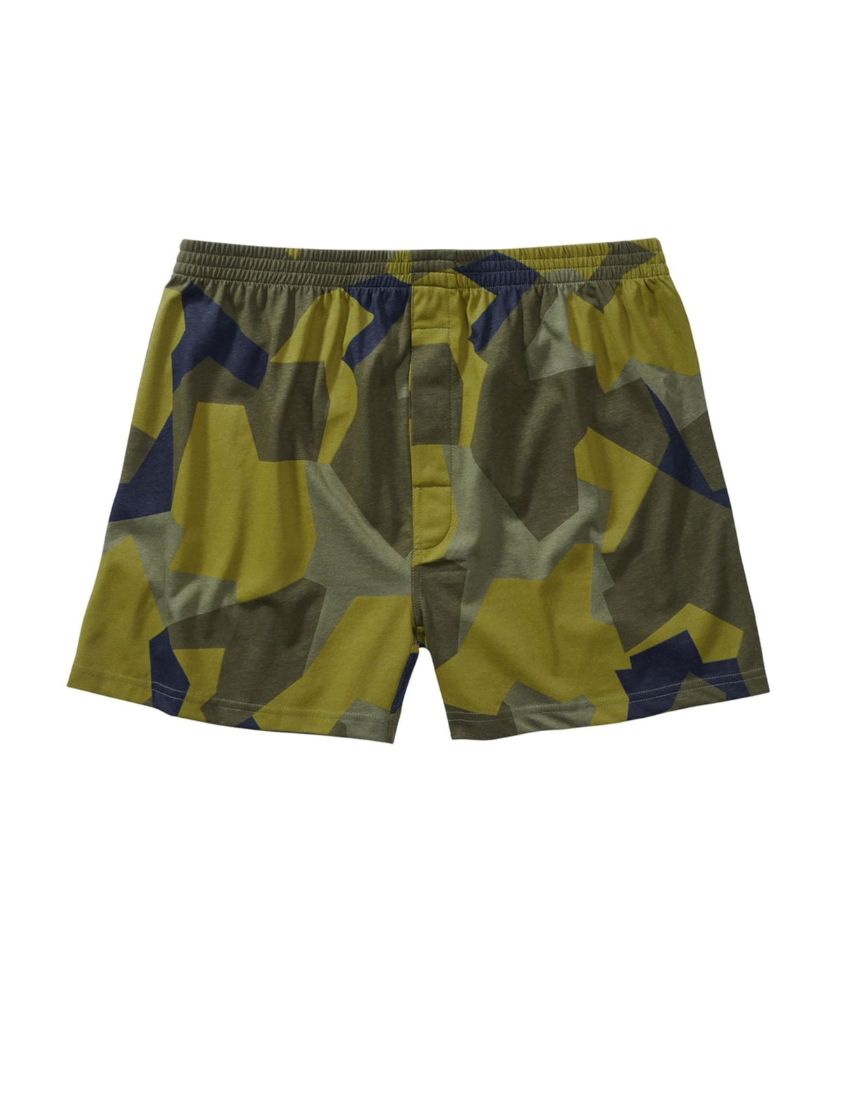 Brandit Men’s Loose-Fit Boxer Shorts Swedish Camo 3XL – Cotton Underwear