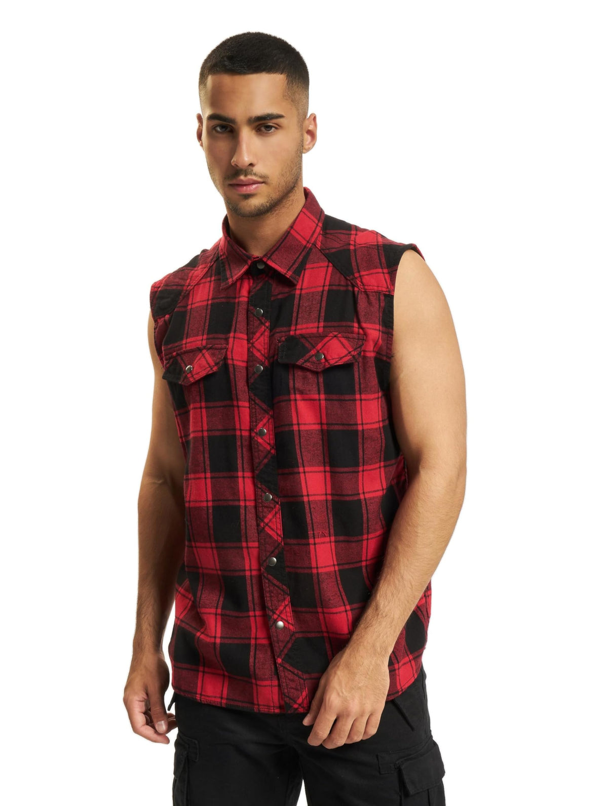 Brandit Check Shirt Sleeveless