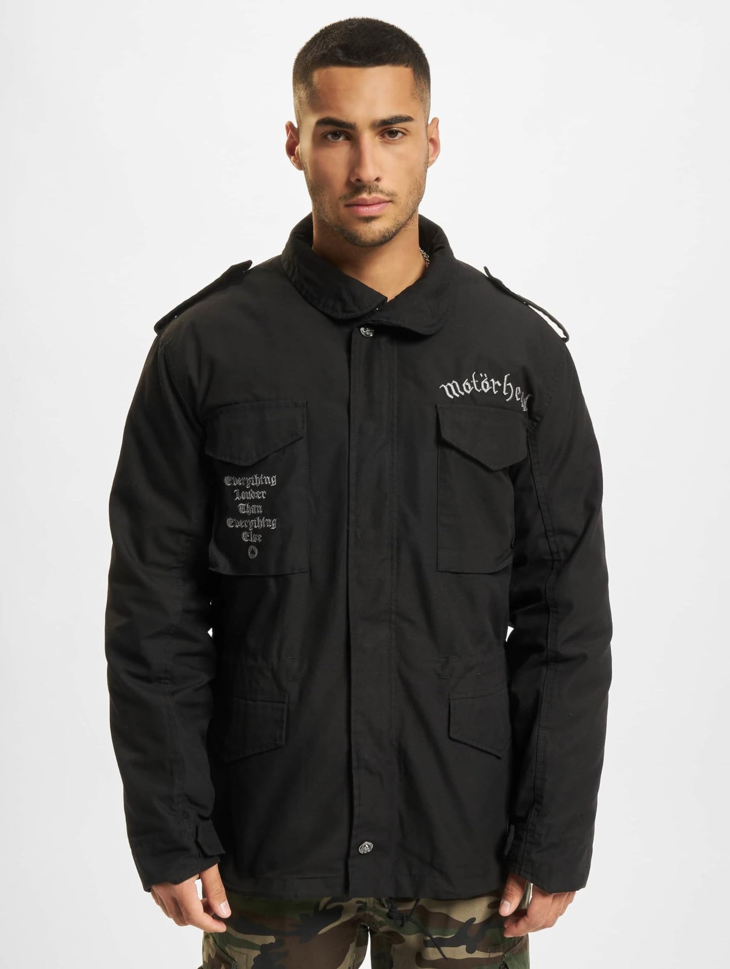 Brandit Motörhead M65 Jacket Black – Official Military Style Band Jacket
