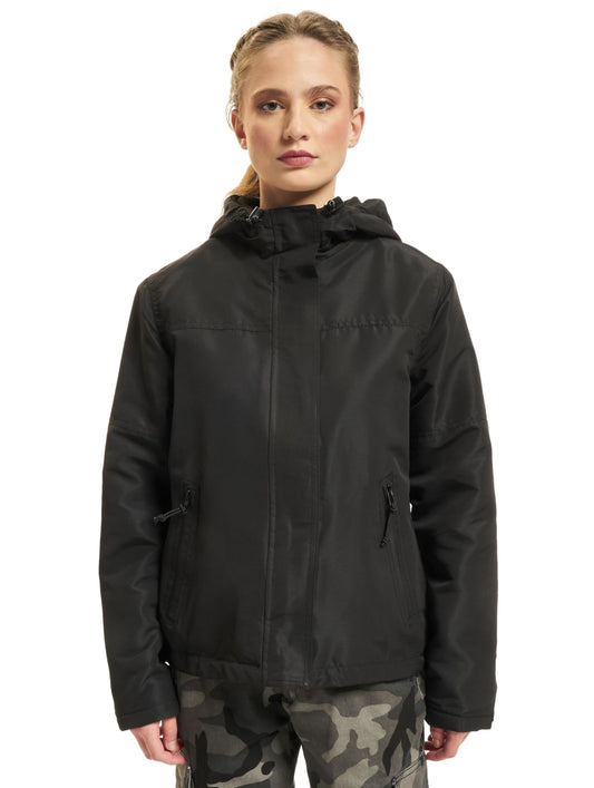 Brandit Women’s Windbreaker Black 5XL – Outdoor Frontzip Jacket