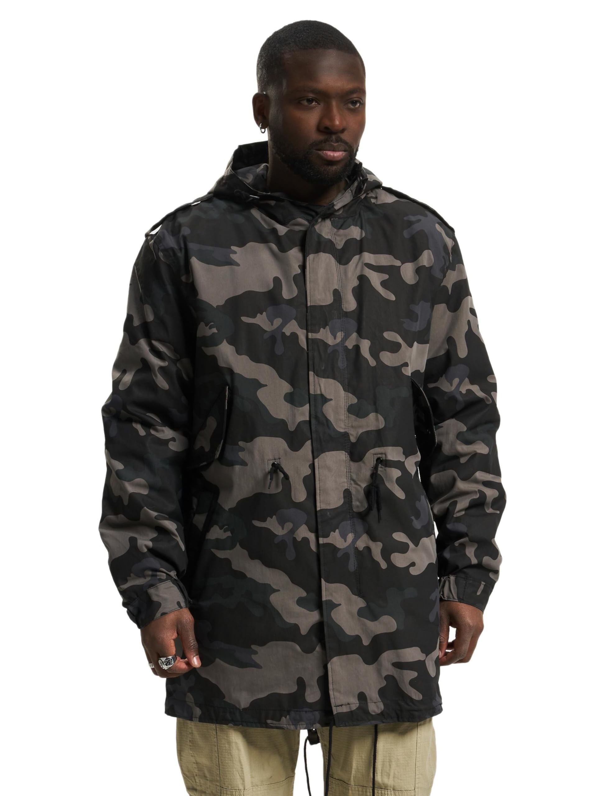Brandit Men’s Parka Coat – Military Style Winter Jacket
