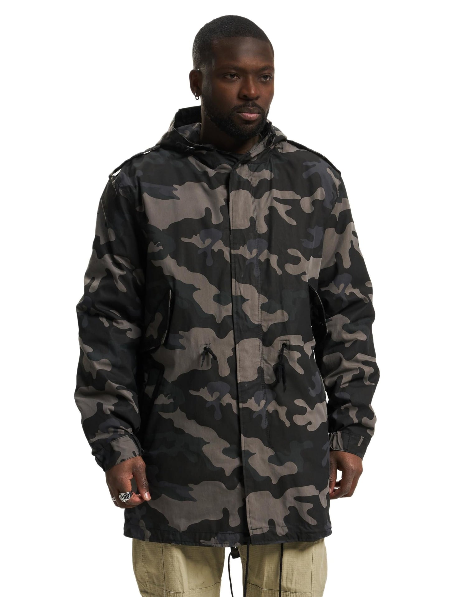 Brandit Men’s Parka Coat – Military Style Winter Jacket