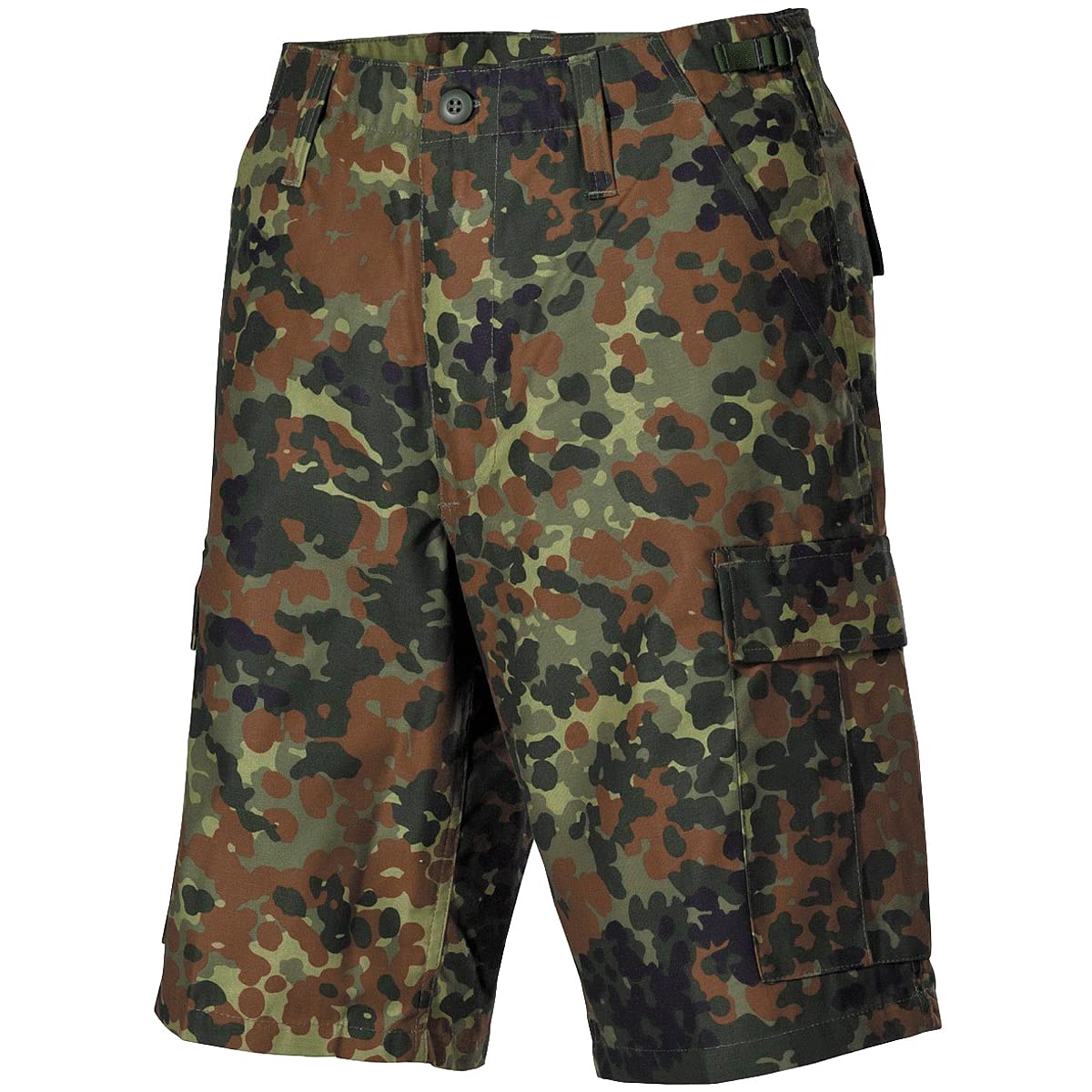 MFH US BDU Bermuda Shorts – Flecktarn Camo Ripstop Tactical