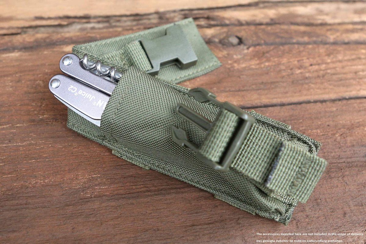 Brandit MOLLE Multi Pouch – Small, Olive Green, Tactical Accessory Bag