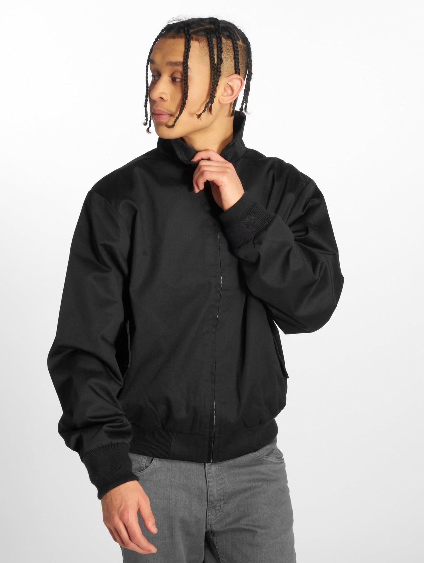 Brandit Men’s Lord Canterbury Jacket Black – Classic Harrington Style 3XL