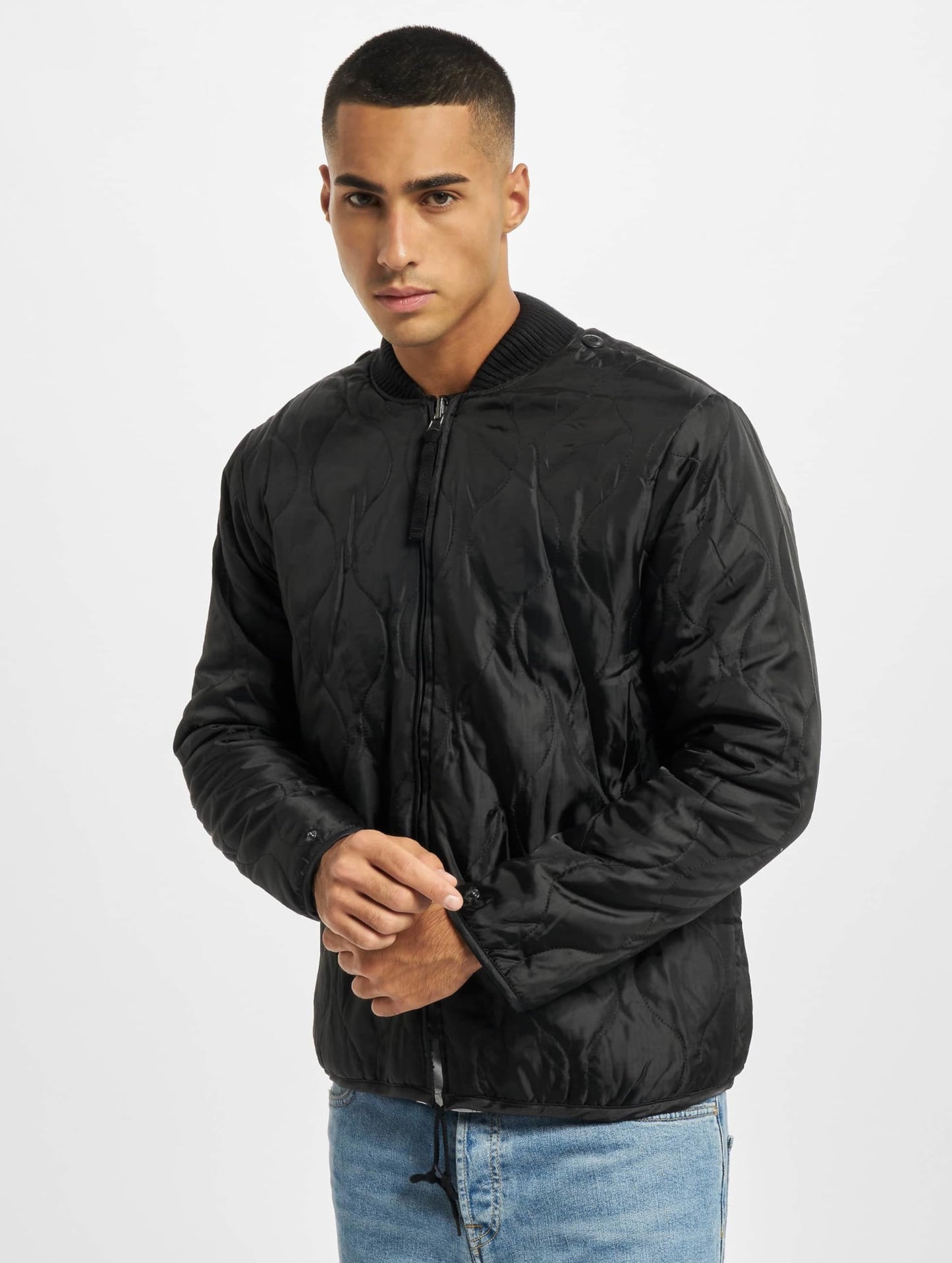 Brandit Men’s M-65 Giant Jacket Black – Vintage Military Field Coat 5XL