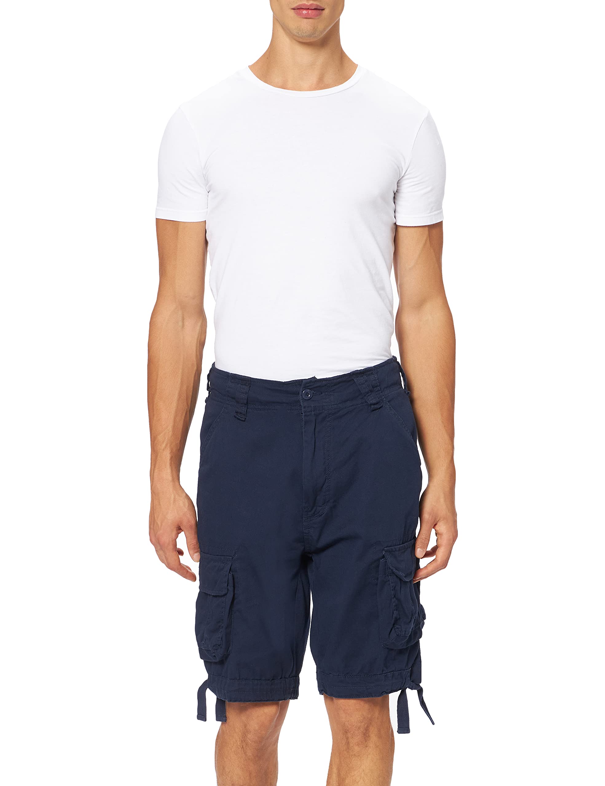 Brandit Men’s Urban Legend Shorts Navy – Vintage Military Cargo Shorts S