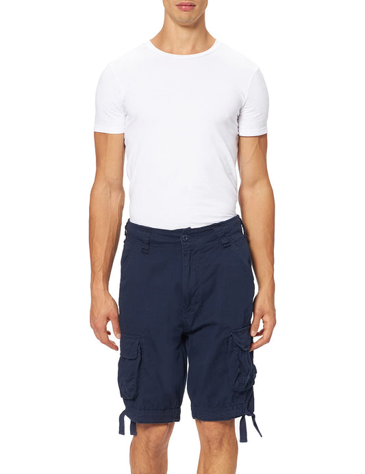 Brandit Men’s Urban Legend Shorts Navy – Vintage Military Cargo Shorts S