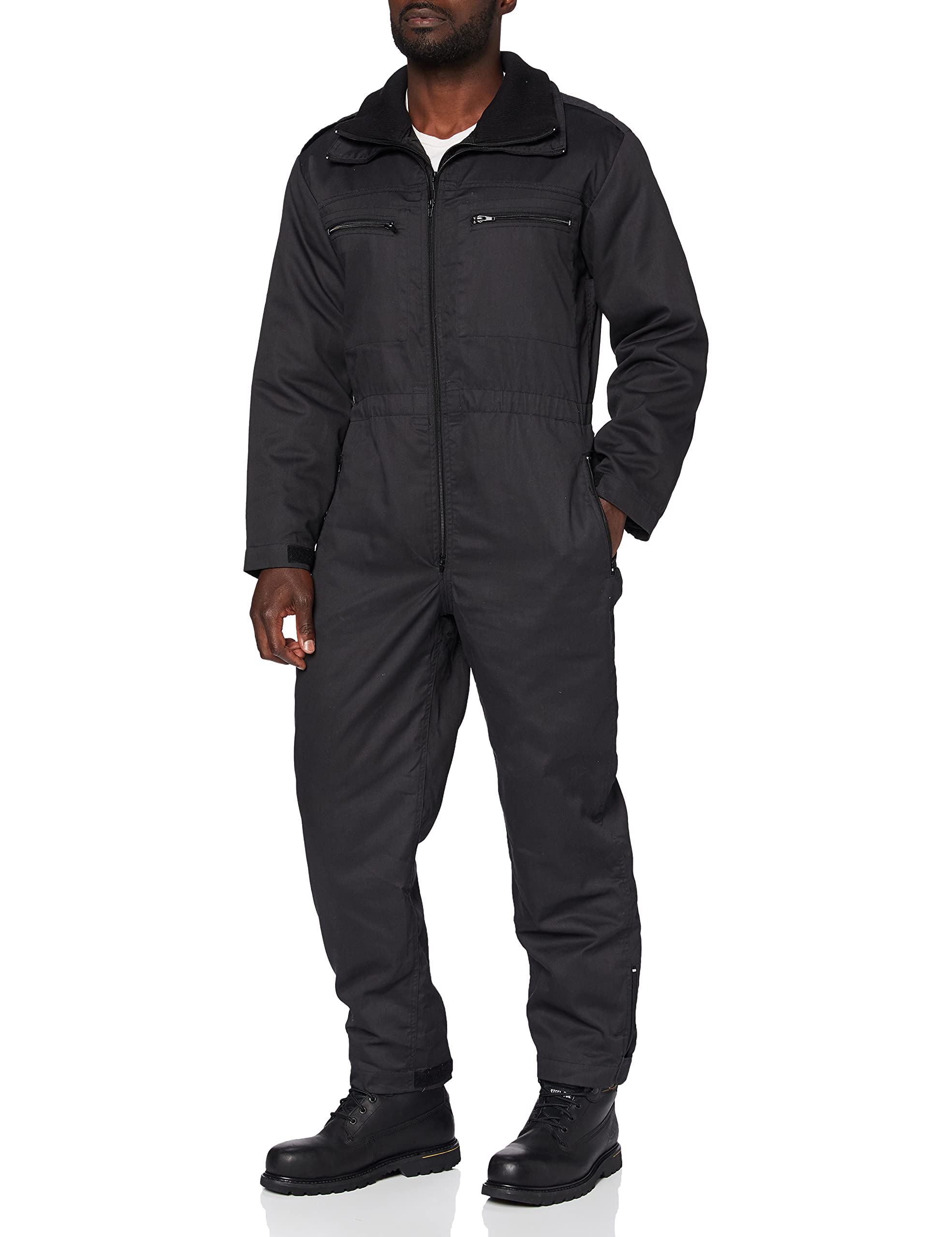 Brandit Panzerkombi Men’s Overall Black – Military Work Coverall