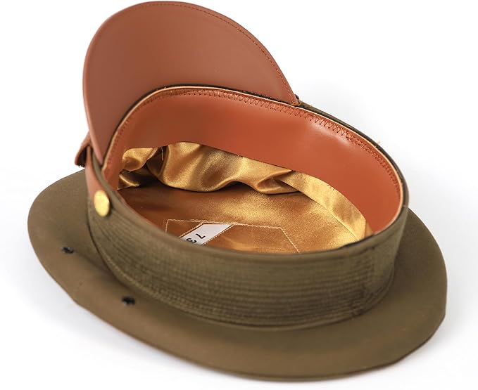 Mil-Tec US Officer Visor Hat with Insignia Olive