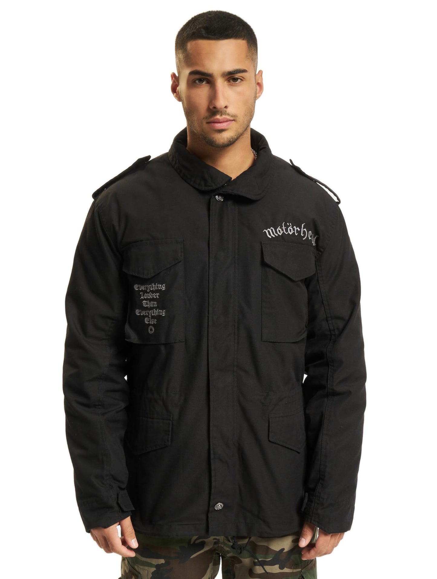 Brandit Motörhead M65 Jacket Black – Official Military Style Band Jacket