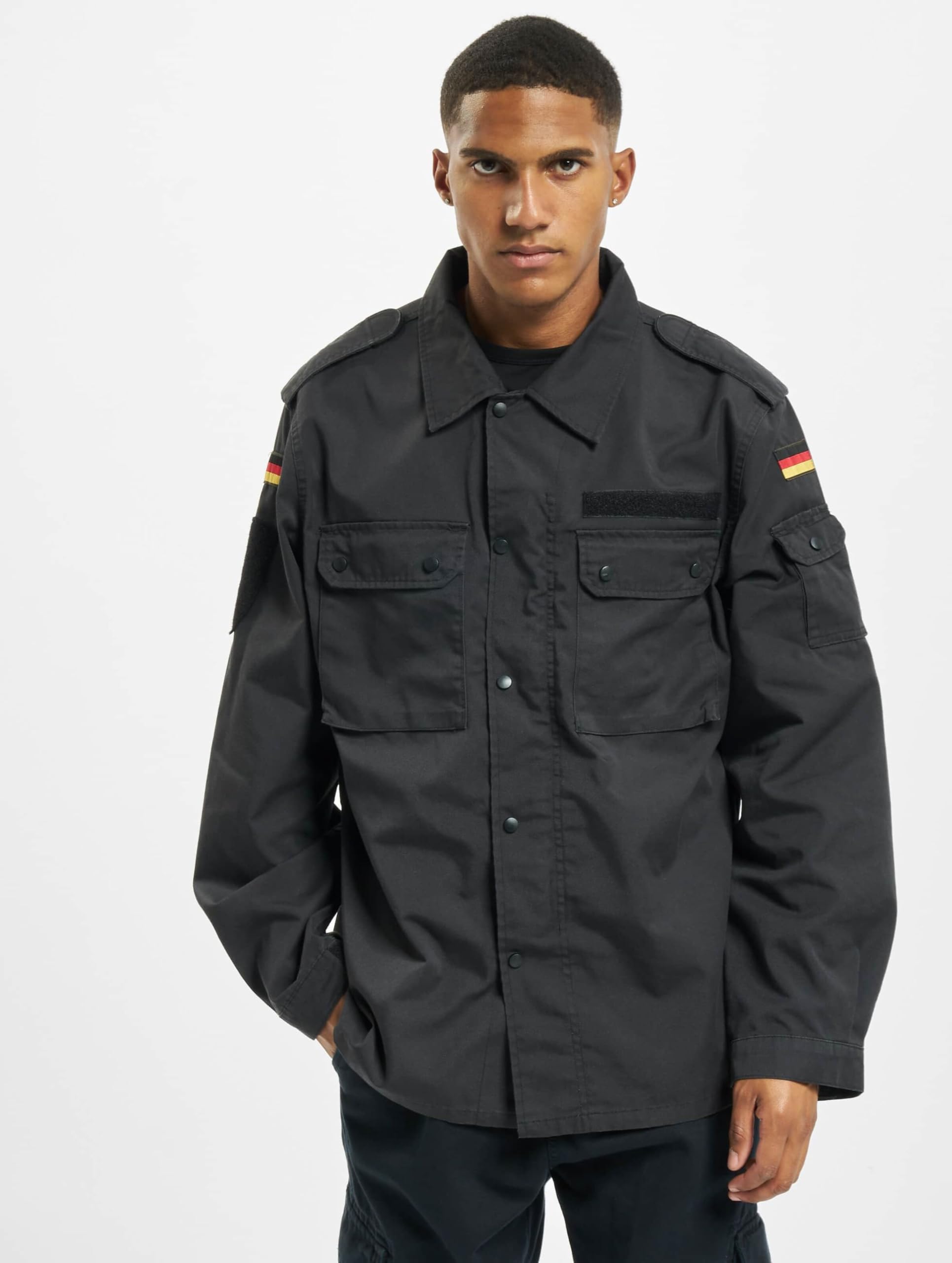 Brandit Men’s Lightweight Jacket BW Feldbluse Black 4XL – Military Style