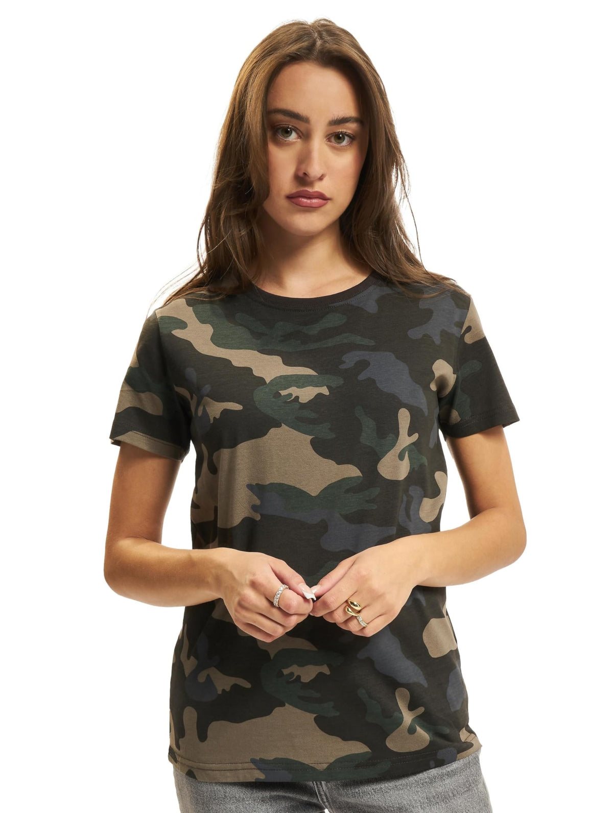 Brandit Women T-Shirt Dark Camo