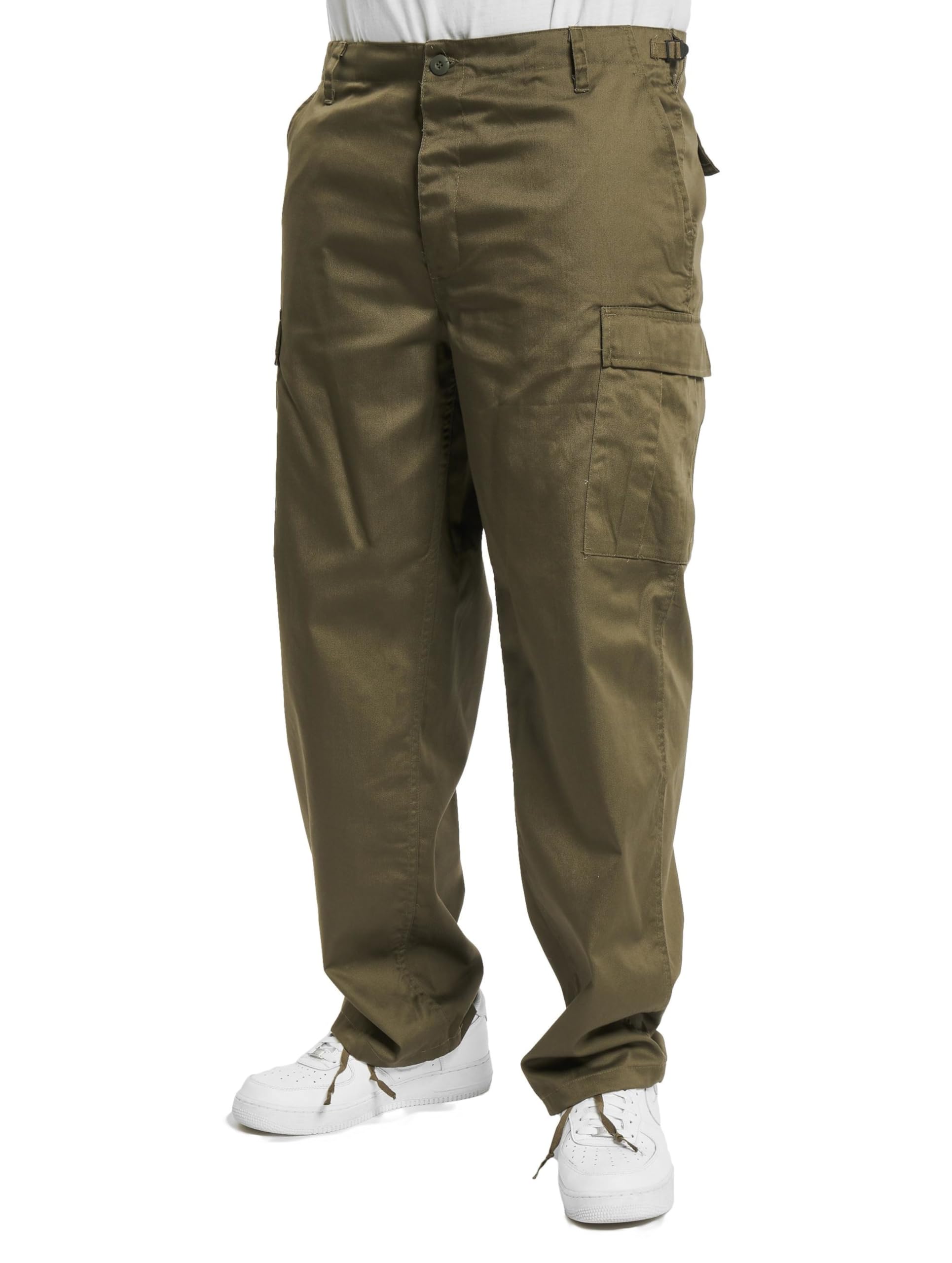 Brandit Men’s US Ranger Pants Olive XL – Military Cargo Trousers