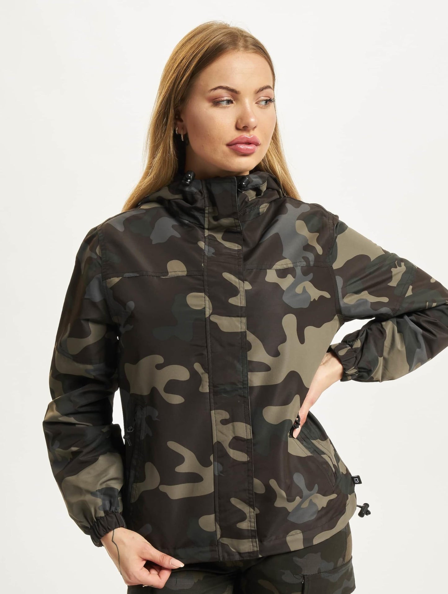 Brandit Ladies Summer Windbreaker – Dark Camo, Size 4XL, Lightweight Jacket