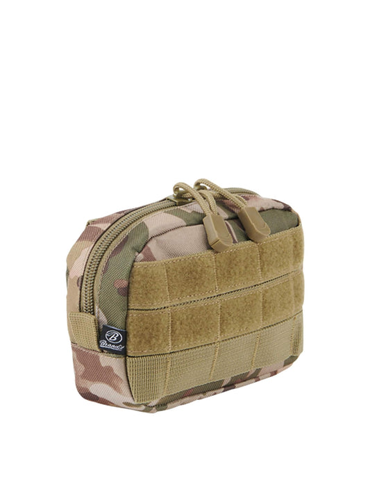 Brandit MOLLE Compact Pouch – Tactical Camo, Durable Utility Accessory Bag