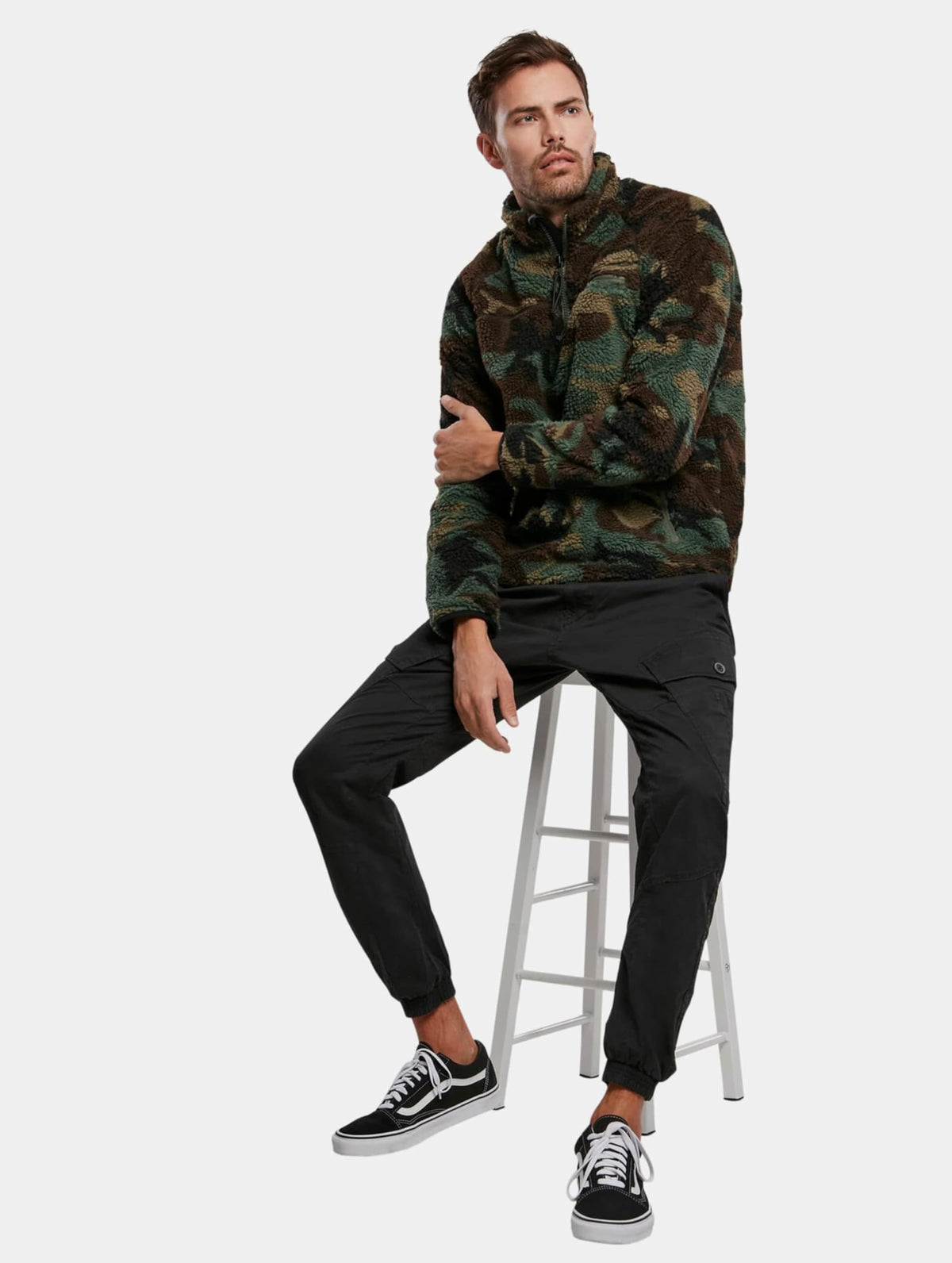 Brandit Teddyfleece Troyer Woodland