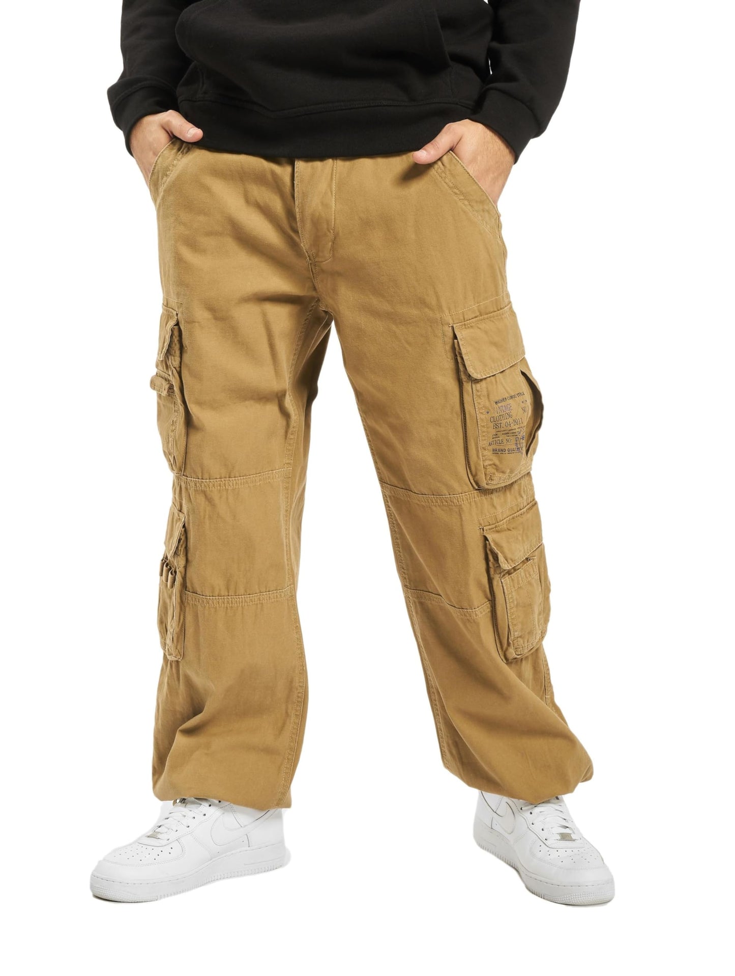 Brandit Authentic Cargo Pants – Men’s Classic Utility Trousers