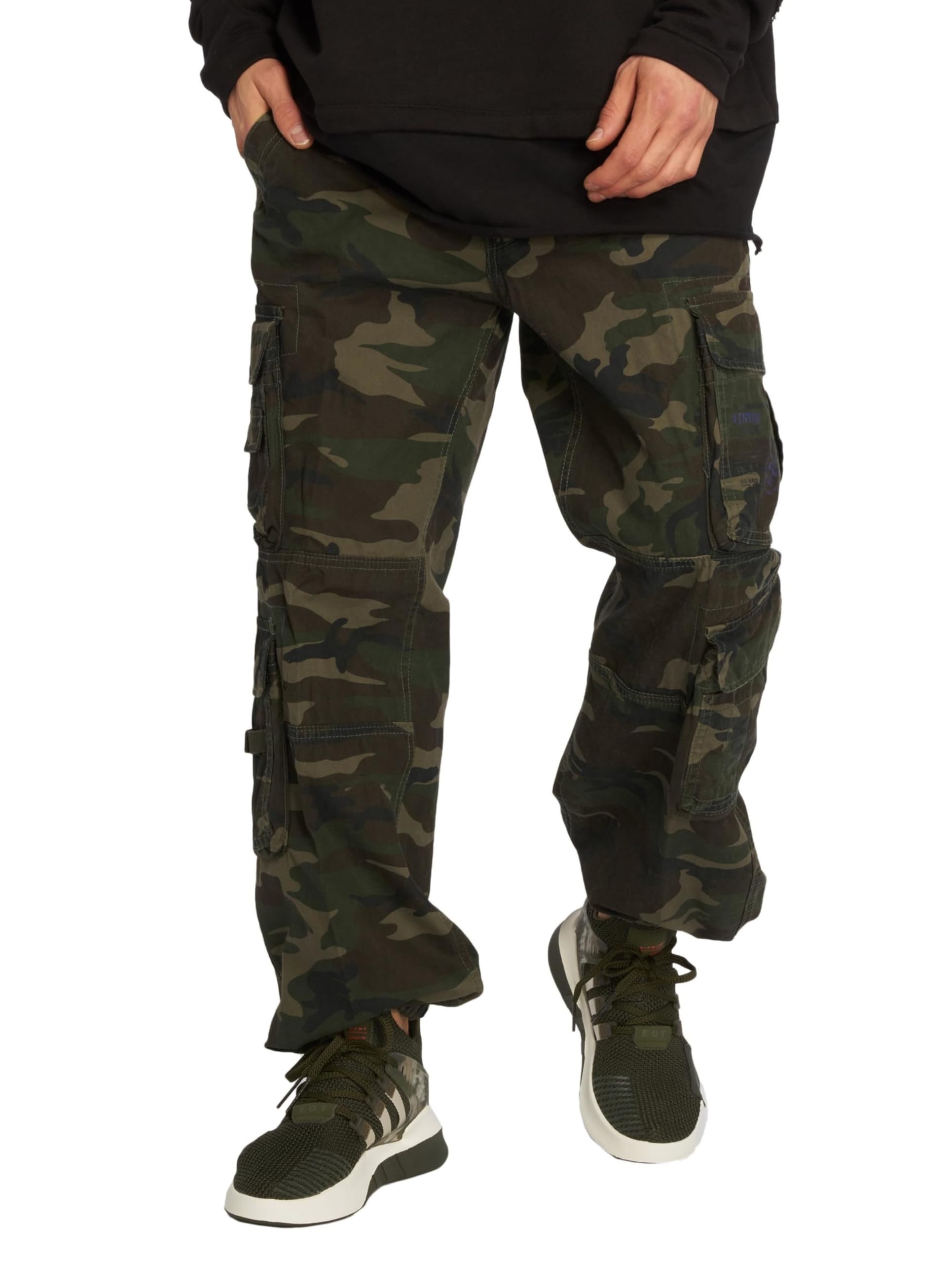 Brandit Pure Vintage Pants 1003 Woodland 6XL – Men’s Cargo Pants