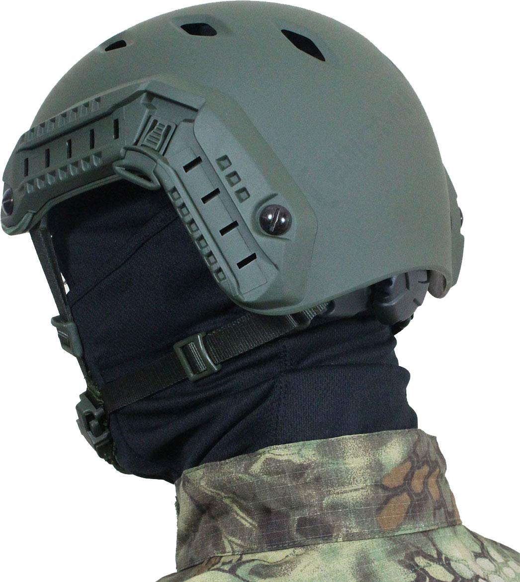 Mil-Tec US Fast W/rail Paratrooper Helmet Olive
