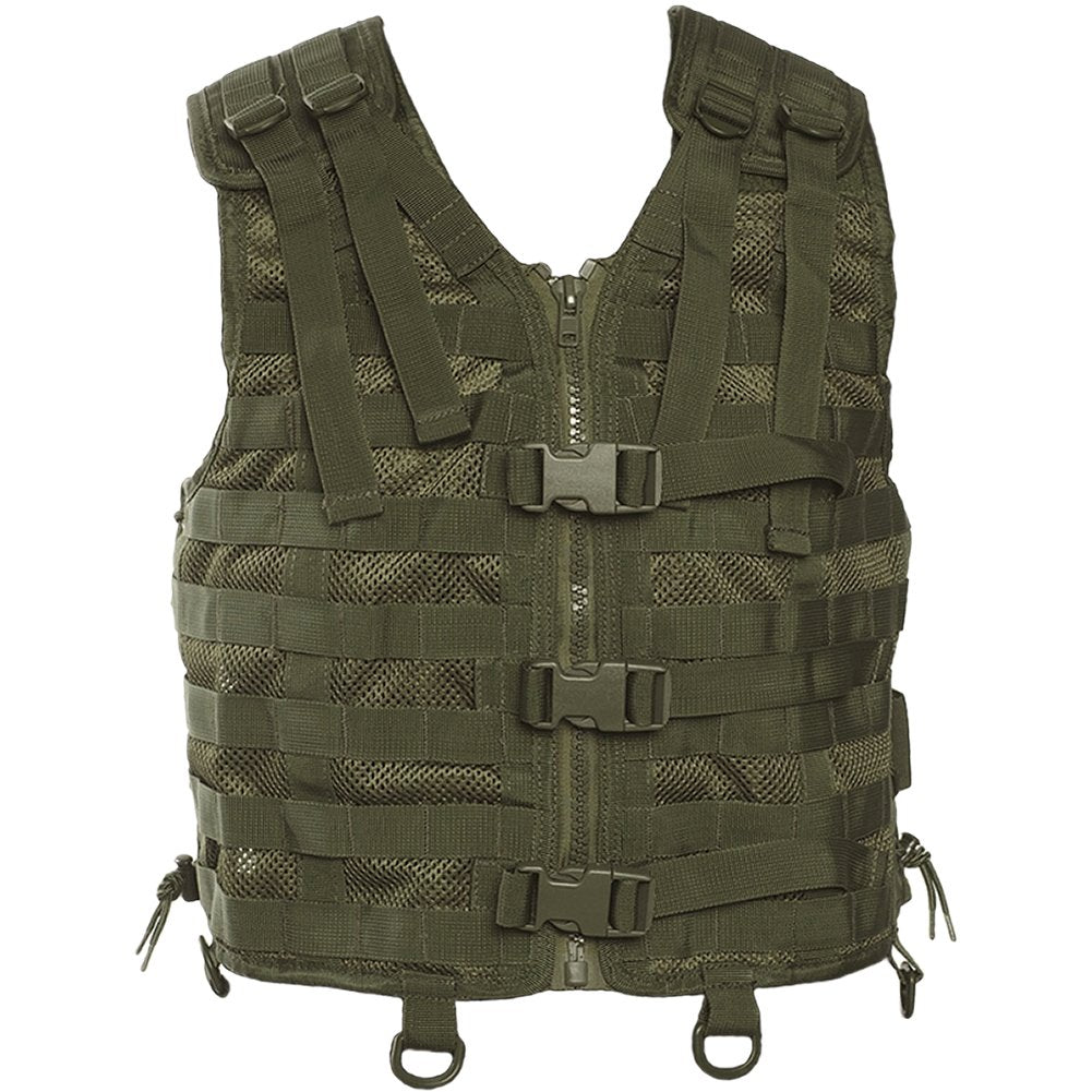 Military Tactical MOLLE Vest Carrier Adjustable Modular Airsoft