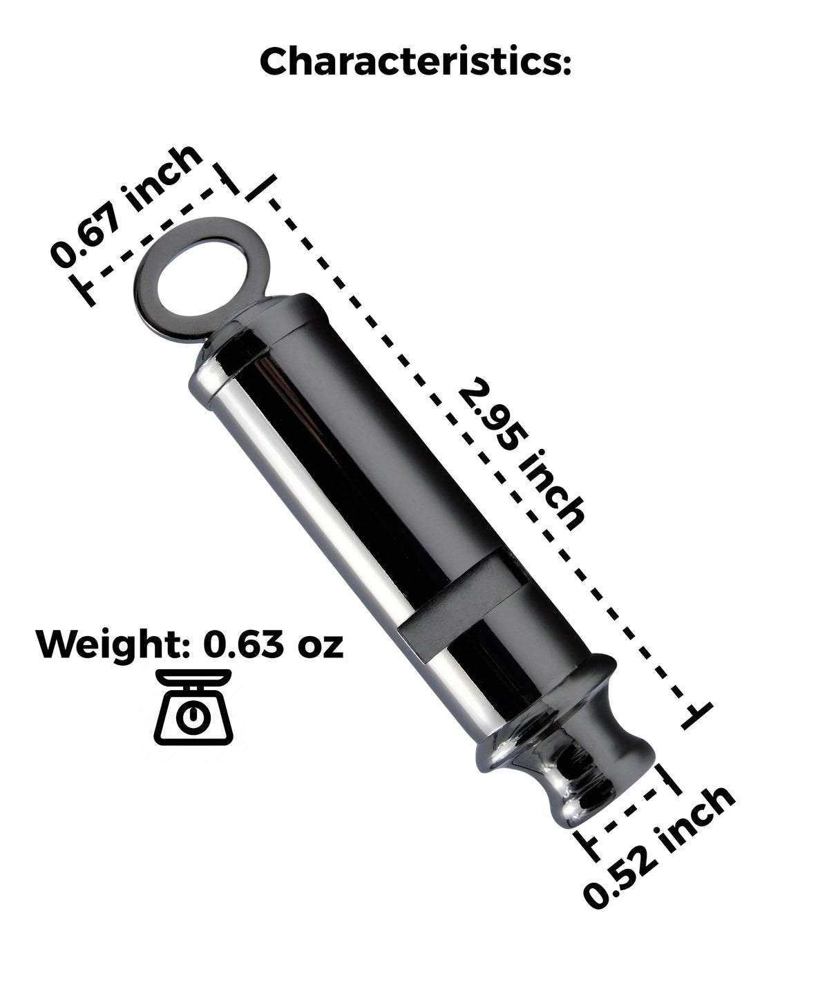 Mil-Tec Bobby Nickel-plated Whistle