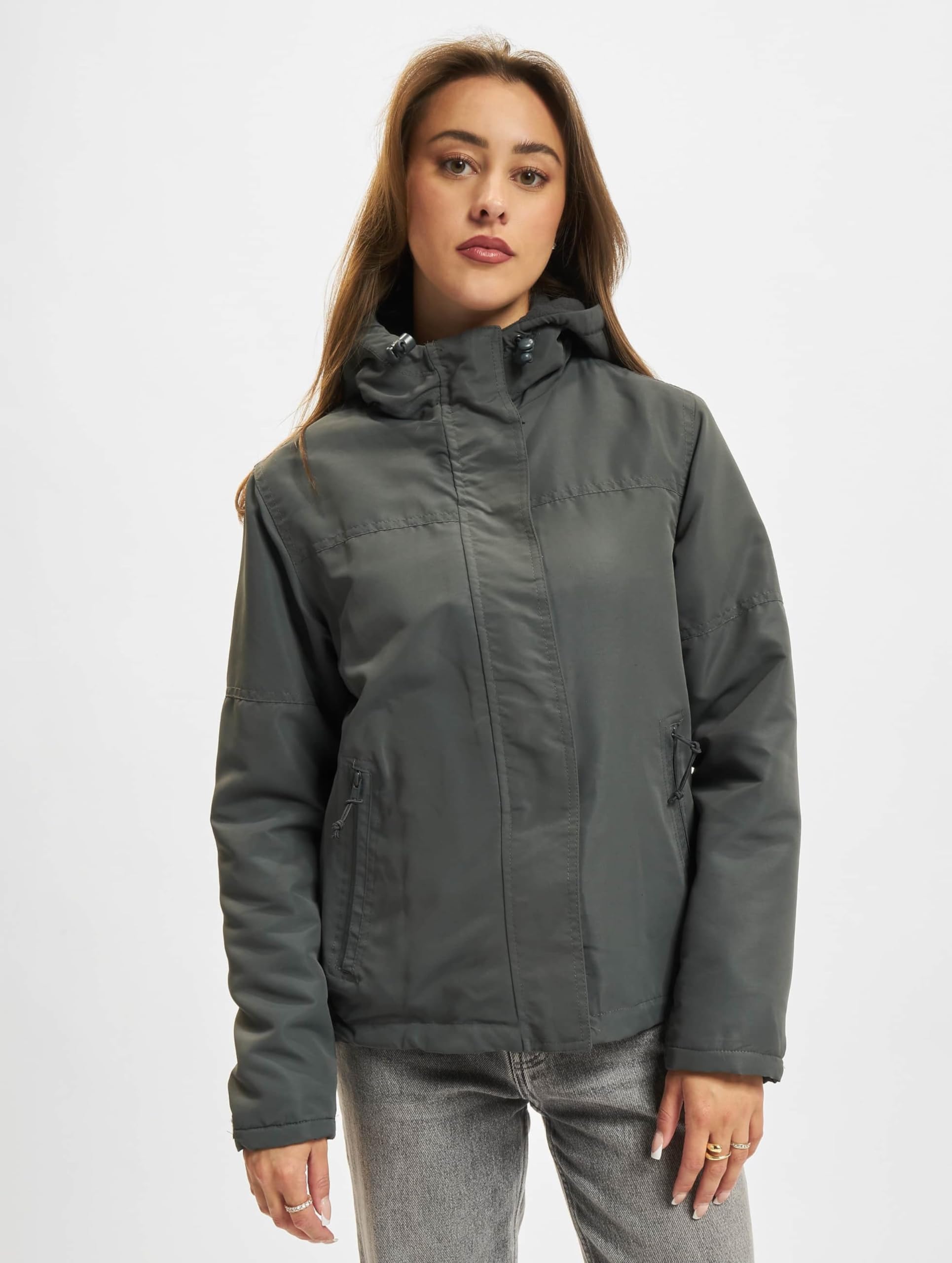 Brandit Women’s Windbreaker Anthracite 5XL – Outdoor Frontzip Jacket