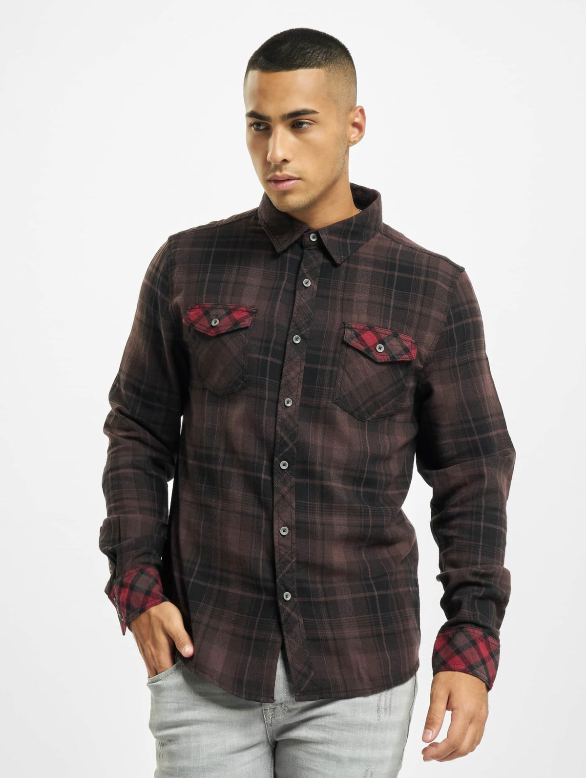 Brandit Duncan Check Shirt Long Sleeve