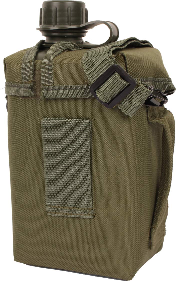 Mil-Tec Patrol Canteen 2L.with Cover A.strap Olive