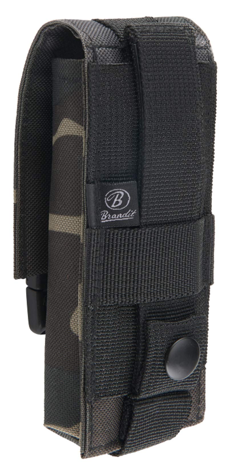 Brandit MOLLE Multi Pouch – Large, Dark Camo, Tactical Utility Accessory Bag