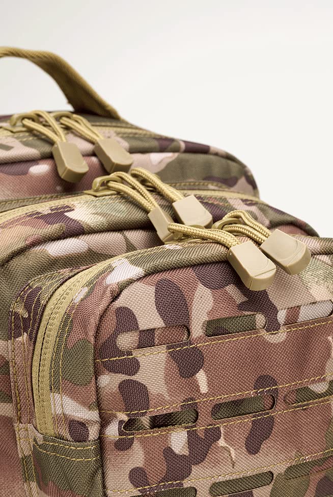 Brandit US Cooper Lasercut Backpack – Medium, Tactical Camo, Unisex Rucksack