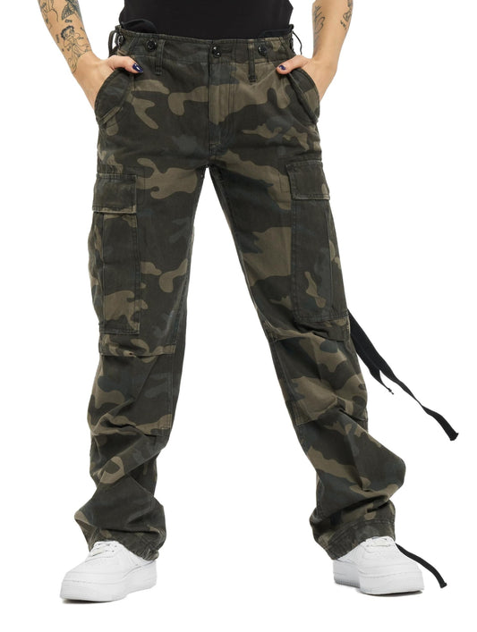 Brandit Women’s M65 Field Trousers Dark Camo 24 – Cargo Army Pants