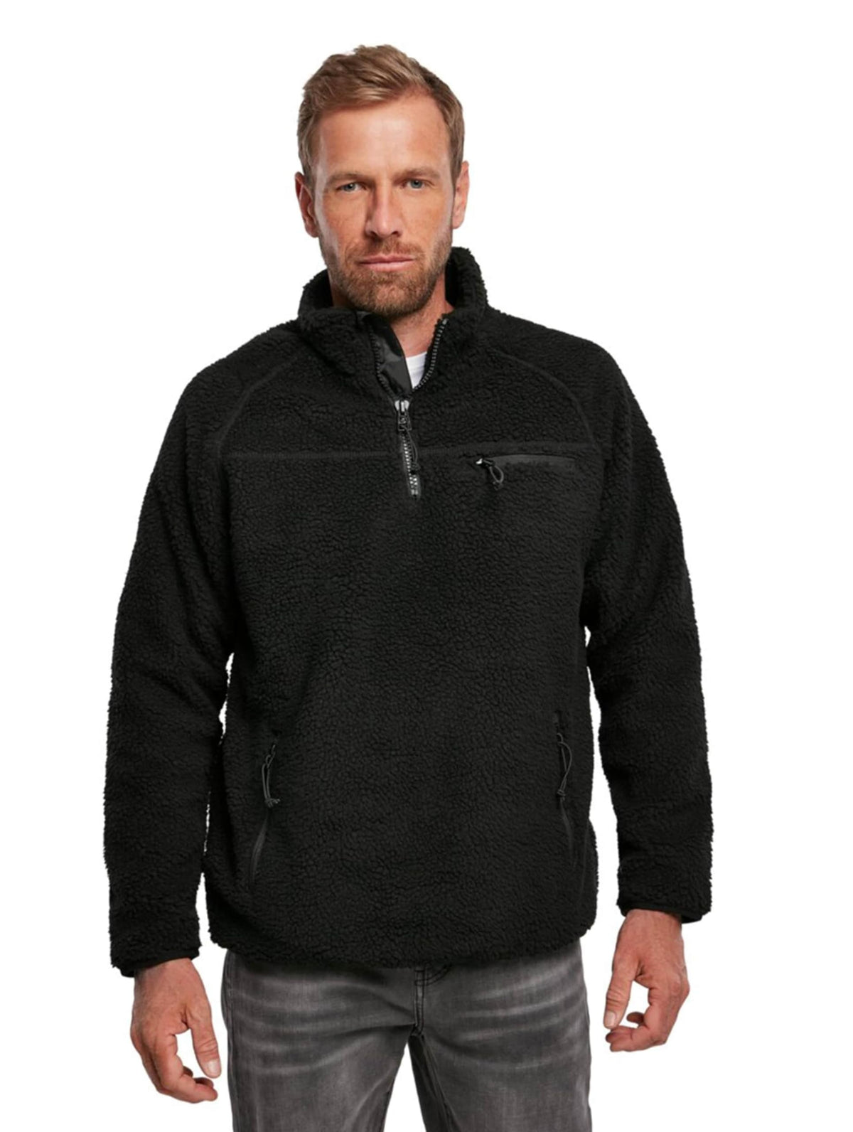 Brandit Teddyfleece Troyer Black