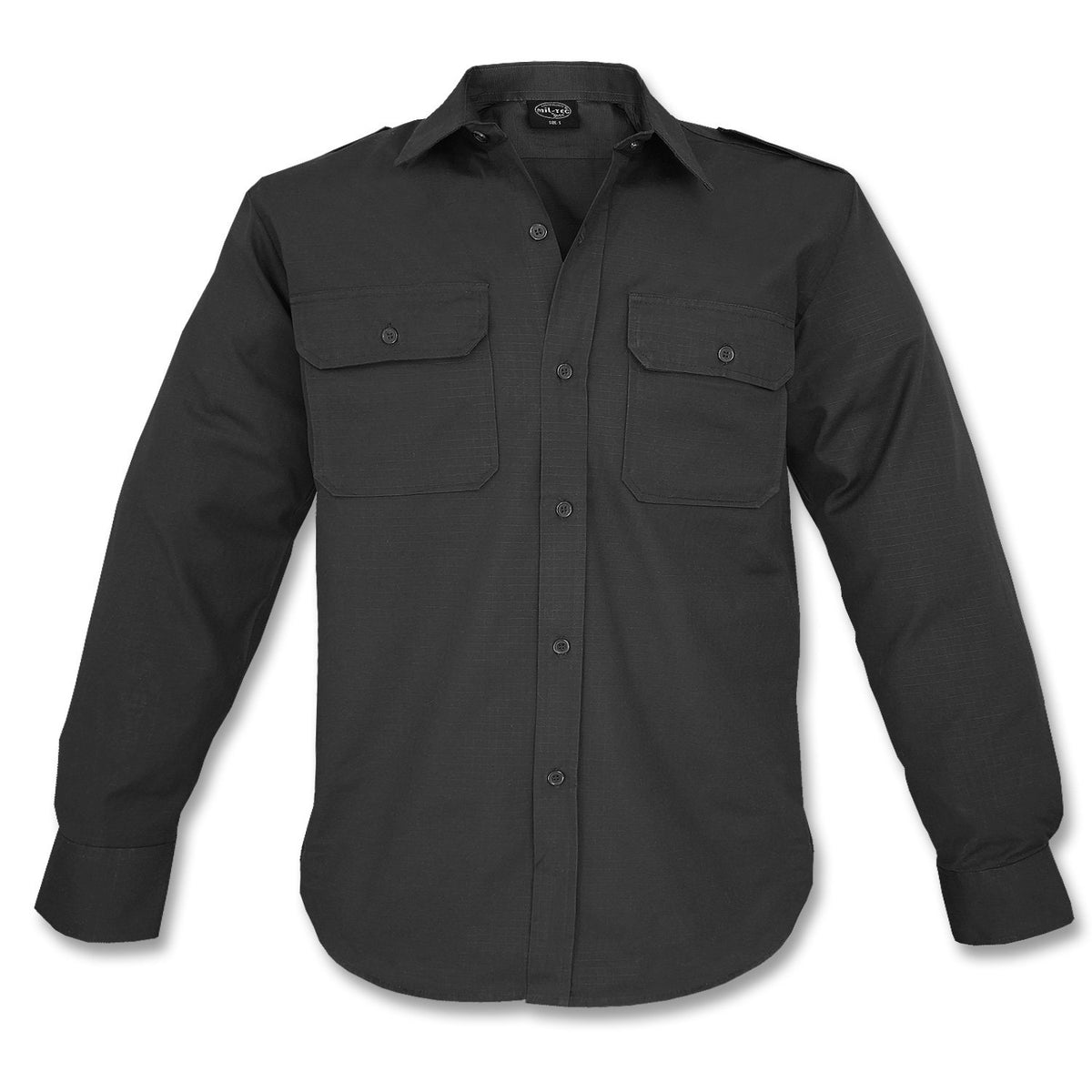 Mil-Tec Field Shirt Ripstop Black
