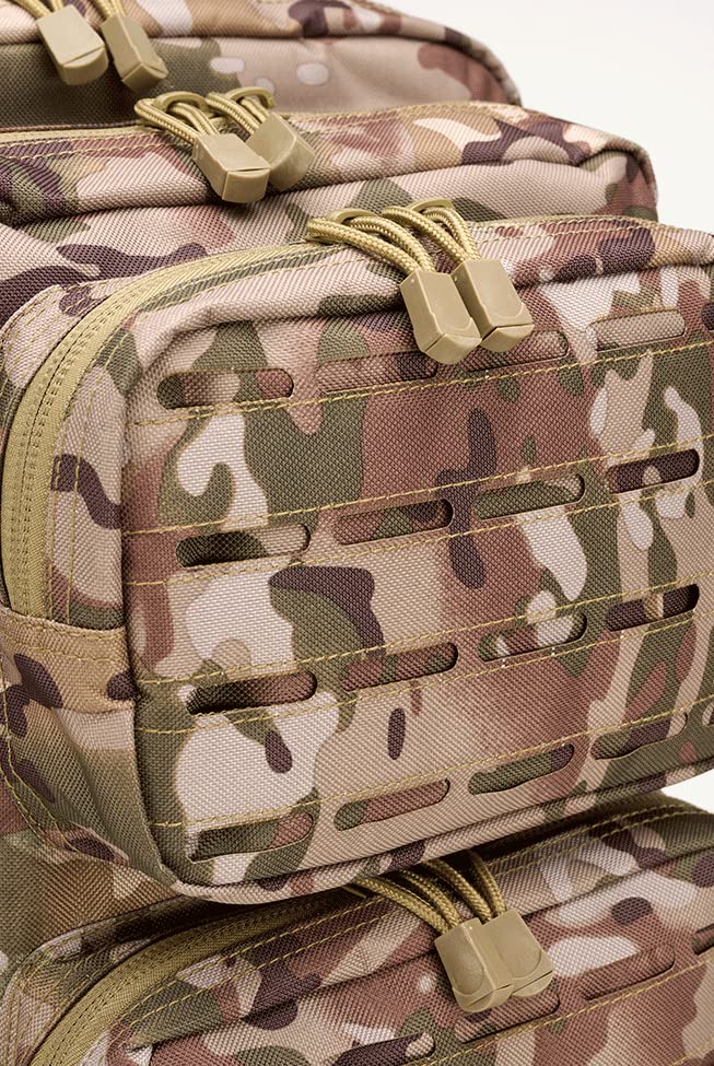 Brandit US Cooper Lasercut Backpack – Large, Tactical Camo, Unisex Rucksack