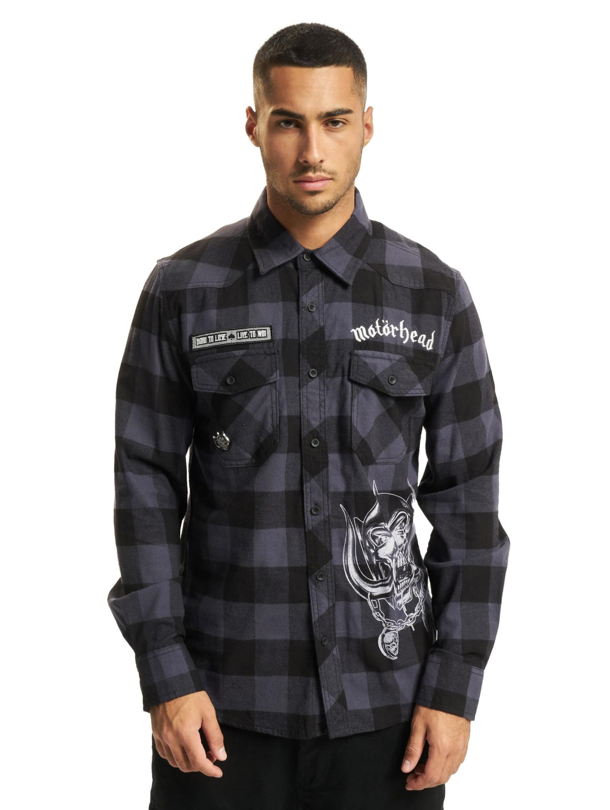 Brandit Motörhead Check Shirt Long Sleeve