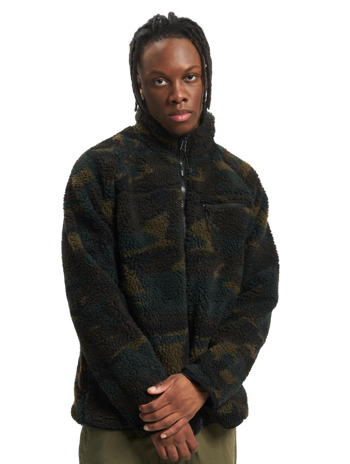 Brandit Teddyfleece Jacket Woodland
